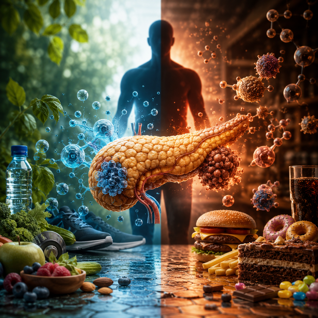 Symbolbild für Insulinresistenz und Diabetes Typ 2 – der Stoffwechsel entwickelt sich schleichend und kann frühzeitig erkannt und beeinflusst werden.